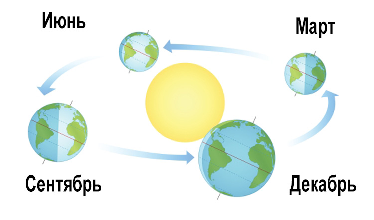 Экватор и полушария Земли